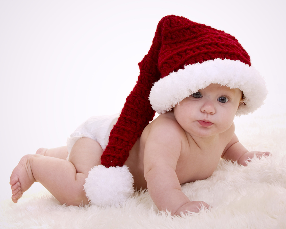 baby santa claus hat